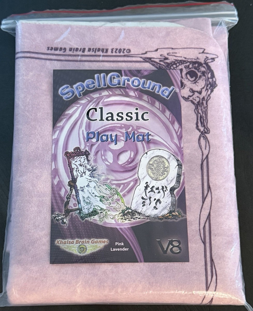 Khalsa Brain Games - SpellGround Classic Play Mat - Pink Lavender