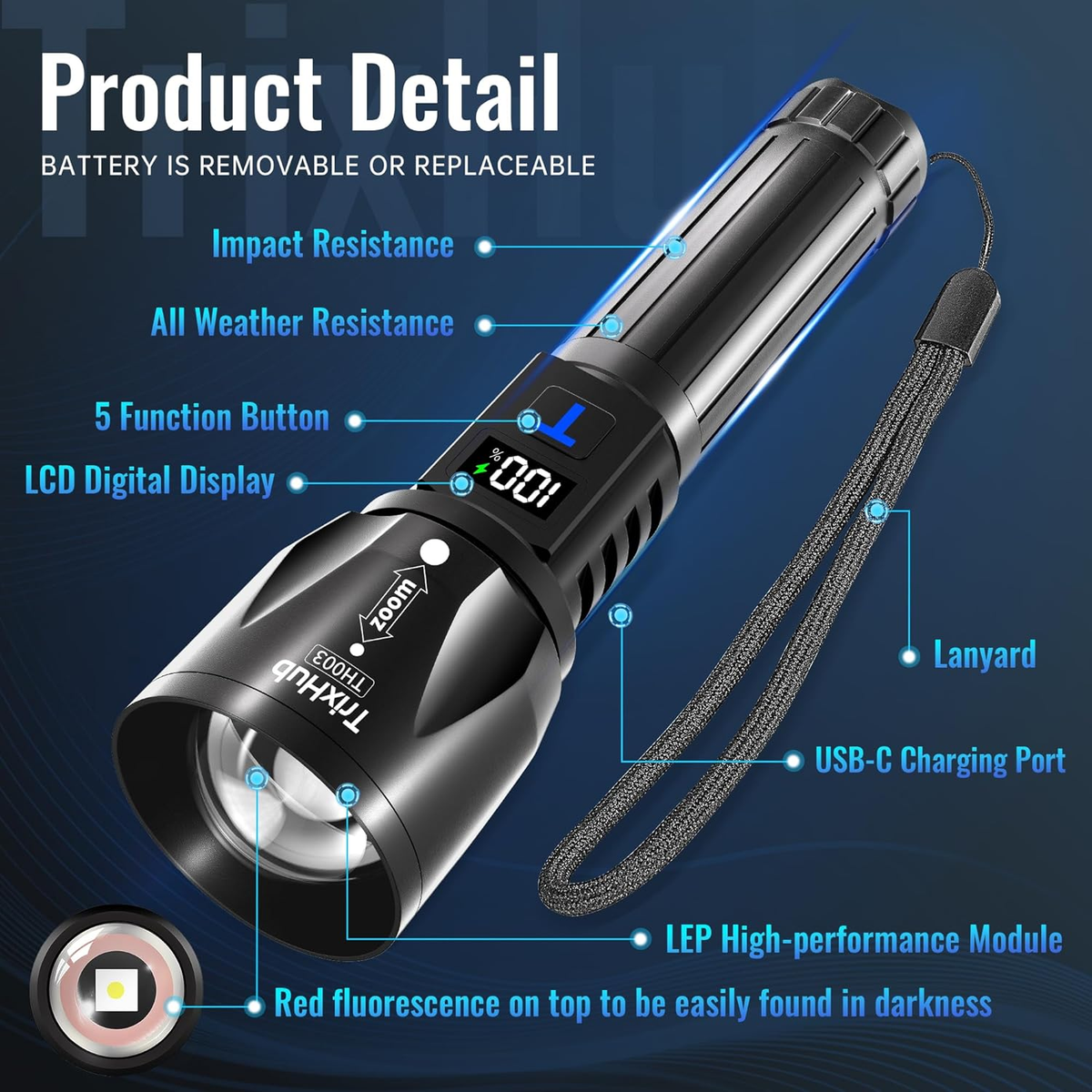 2 pack led rechargeable flashlight Wrrozz Small Mini Flashlight, Zoomable with Clip these flashlights are a reliable companion EverBrite 2-Pack 150 Lumens Super