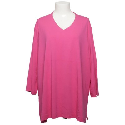 Selection by Ulla Popken, Langarmshirt, Größe: 54/56, Pink #a1k