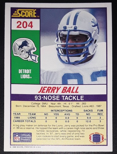 1990 Score NFL Football Trading Cards (1-265) - Pick Your Card(s) - Picture 376 of 498