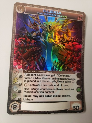 CHAOTIC TCG ILLEXIA THE DANIAN QUEEN ULTRA RARE FOIL CARD (22/100) NEAR MINT - Picture 14 of 17