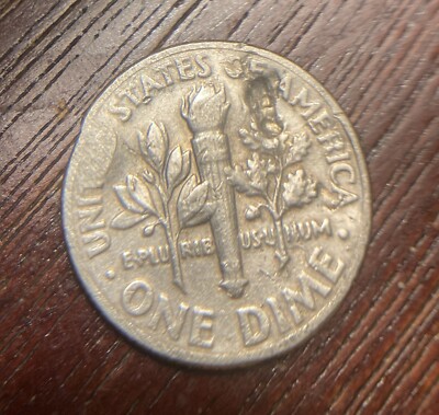 Roosevelt Dime 10c , Damaged Errors Front And Back, Collectors Item