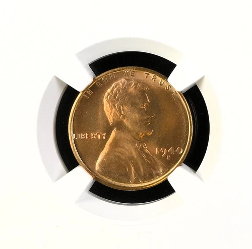 1940 S  Lincoln Cent  NGC MS66+RD