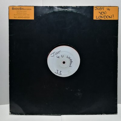 Unknown Vs Bodysnatch    Just 4 U London 12'' Rare Vinyl UKG UK Speed Garage 