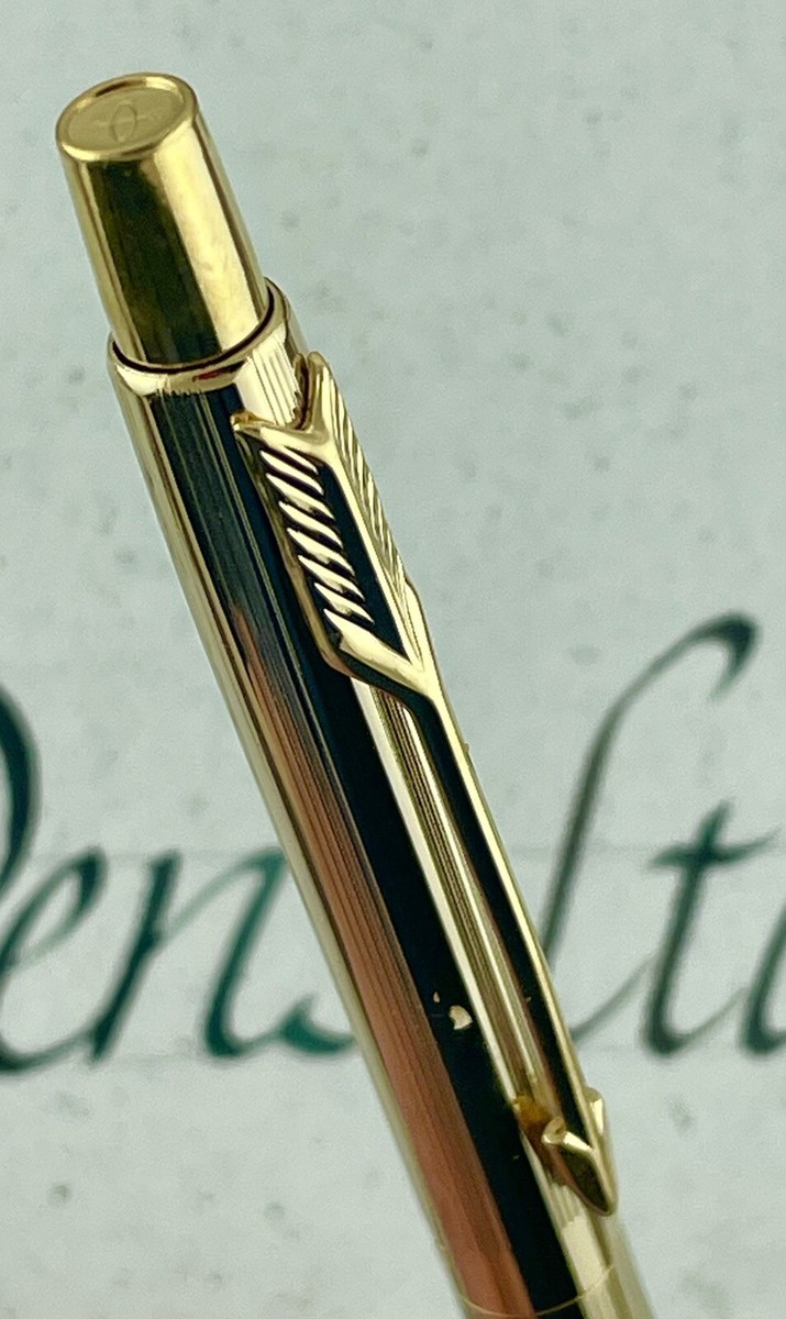 PARKER12kゴールド スリム ペンシル 本体M a de in USA PARKER12k