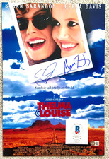 SUSAN SARANDON GEENA DAVIS DUAL SIGNED THELMA AND LOUISE 12X18 PHOTO POSTER BAS