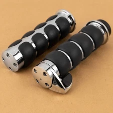 1" Motorcycle Handle Bar Hand Grips for Yamaha V-Star 650 XVS650A Classic Honda