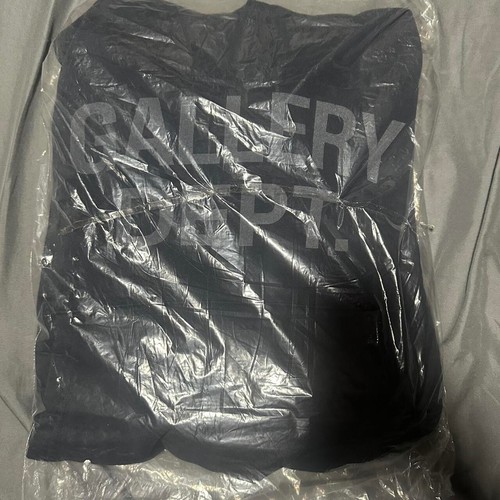 gallery debt navy blue hoodie size Medium cotton wash