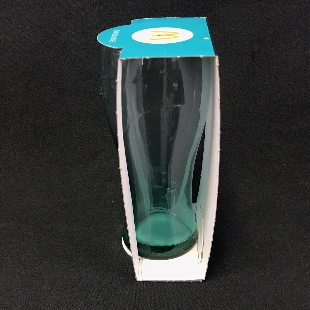 McDonald's 2018 Turquoise Coca-Cola Coke Glass Exclusive McDonald's 2018 Turquoise Coca-Cola Coke Glass Exclusive