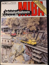 Steam Locomotives "MIBA Miniature Railways" Magazine No. 3a 1988 Very Good Condition!