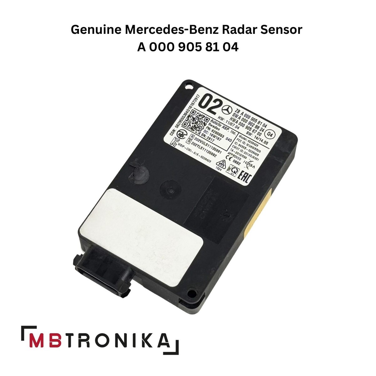 A0009058104 GENUINE Mercedes Radar Sensor Blind Spot Radar