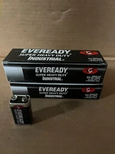 24x Eveready 9-Volt Super Heavy Duty Industrial Batteries, 24 Total Exp 03. 2025
