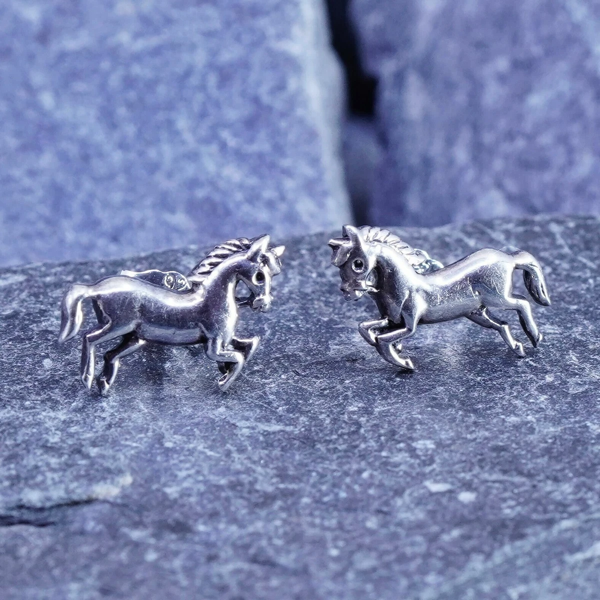 Horse earrings deals studs
