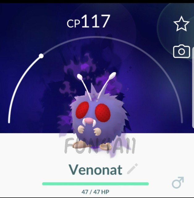Purified Venonat Pokemon Go Trade rare eBay