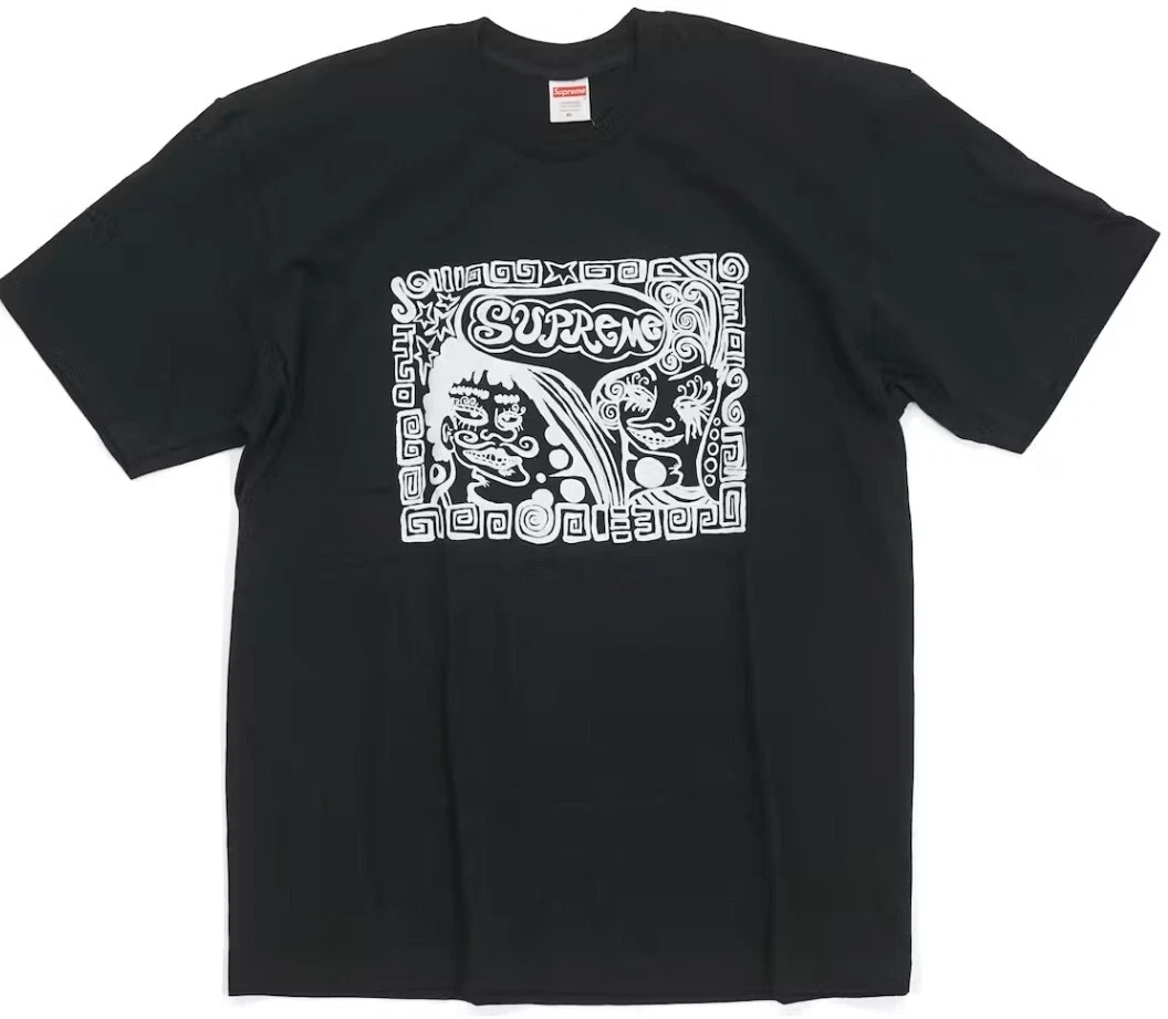 Tee shirt noir Supreme Faces FW18 flambant neuf taille M. RARE ! Un must buy ! AVEC CADEAU GRATUIT !!!