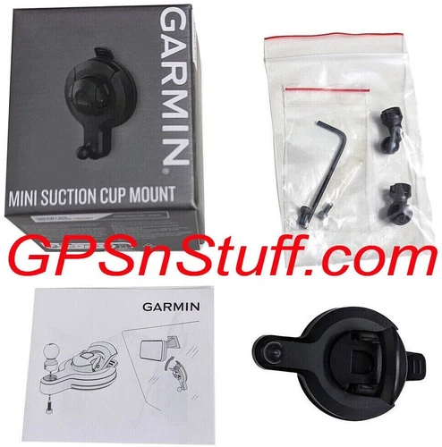 Genuine OEM Garmin Dash-Cam Portable Suction Cup Mount with 11mm/8.5mm Ball