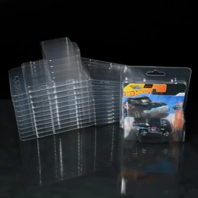 10x Protector Case Hot Wheels Short Card Blisterverpackung Clamshell Box NO CAR!