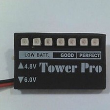 Professional Battery Voltage Indicator Monitor LED Receiver For RC Car & Drones