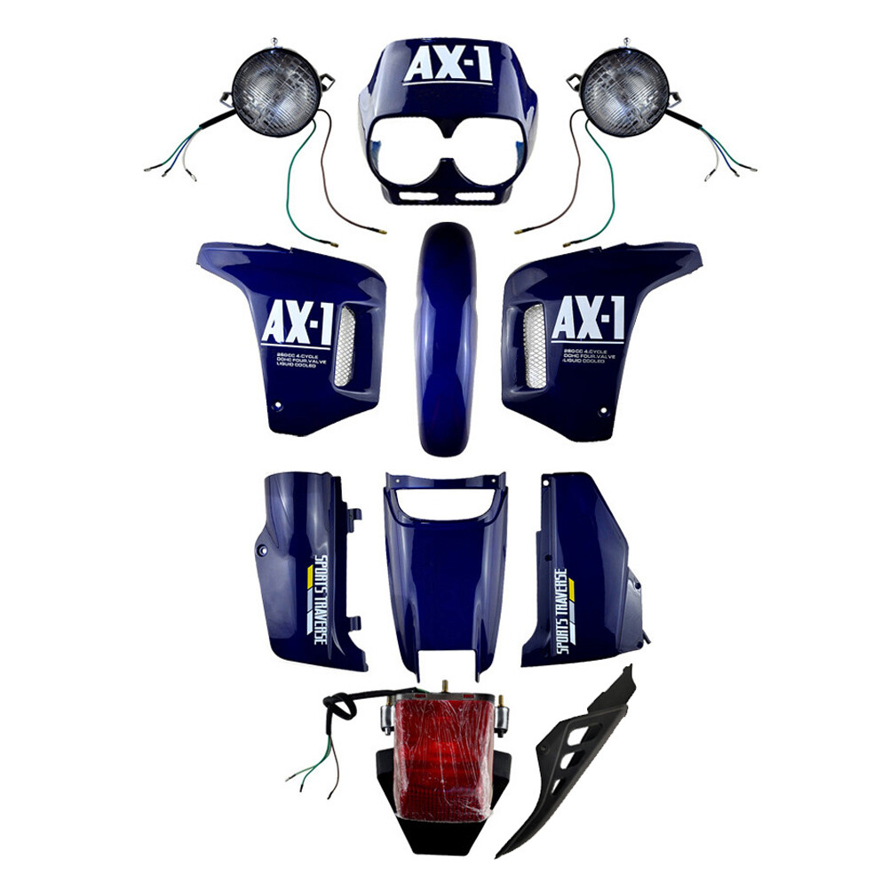 ABS Plastic Fairing Cowl Bodywork Kit Set for Honda AX-1 Sports