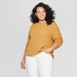 plus size gold sweater