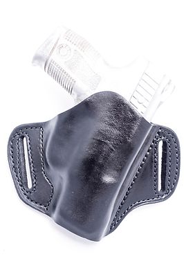 Ruger SR9c, SR40c Compact | OUTBAGS Full Grain Leather OWB Pancake Belt Holster