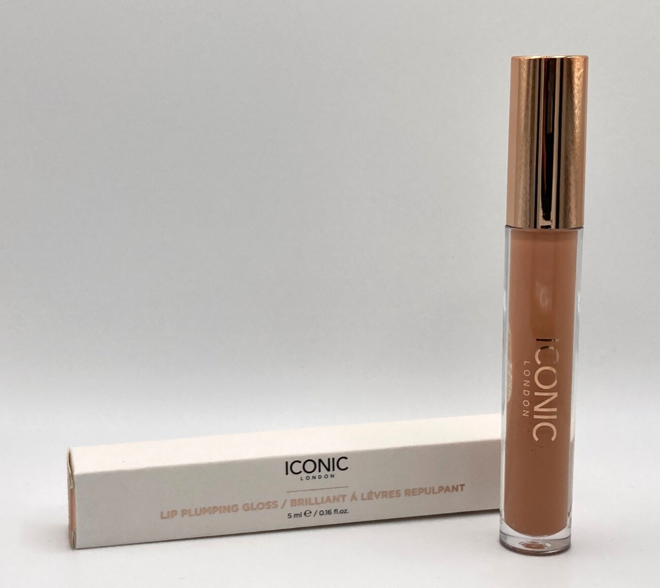 Iconic London Lip Plumping Gloss In NEARLY NUDE ~ 5ml Full Size ~ RRP £22 ~ BNIB