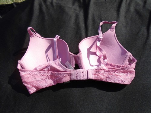 Reggiseno Push Up 32D Nylon e Pizzo Imbottito U/W T-Shirt Secret 32D - Foto 4 di 5