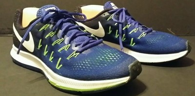 nike air zoom 33 pegasus blue running shoes