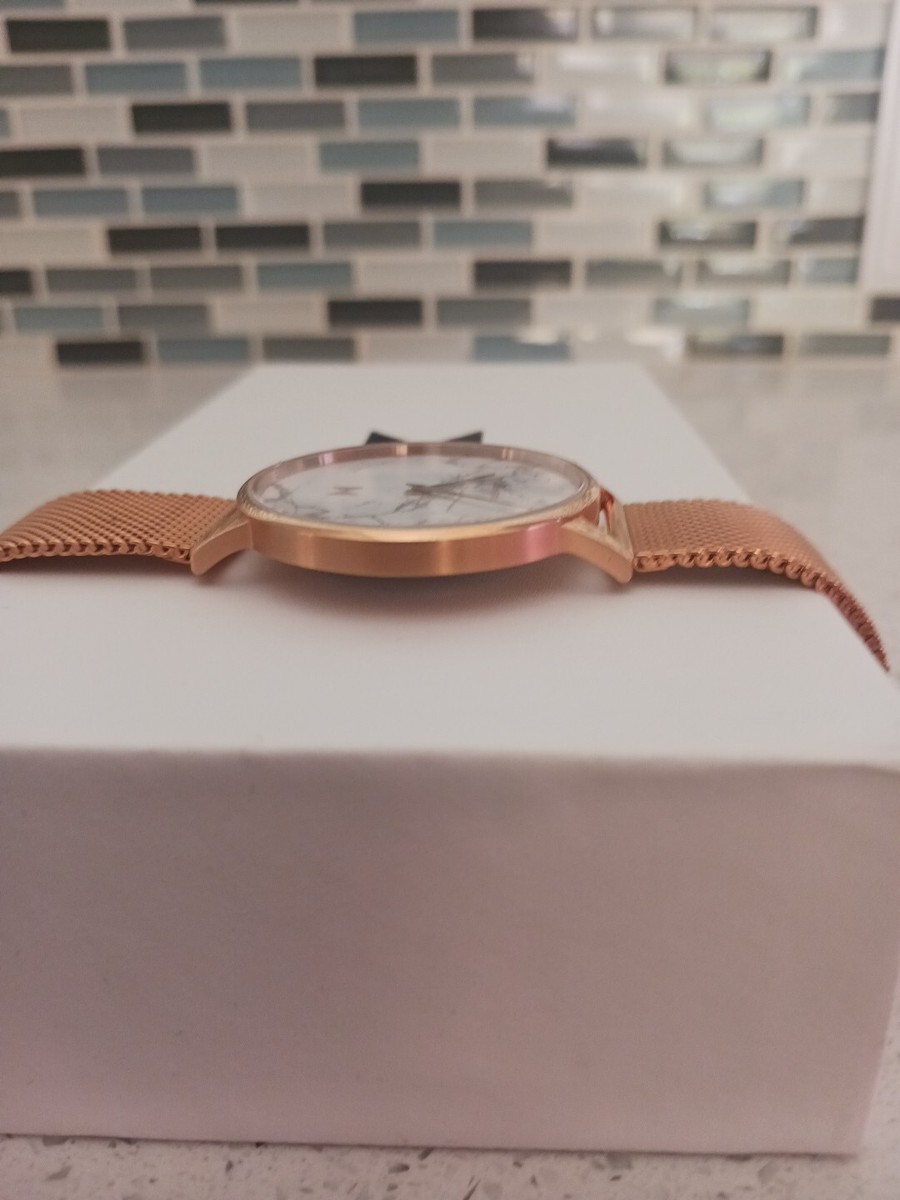 MVMT Boulevard Malibu Marble Rose Gold-Tone Stainless Steel  display picture 2