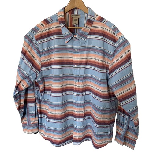 Cedar Wood State Button-Up Shirt Men's XXL Long Sleeve Multi Plaid