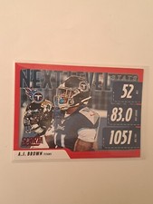 2020 Score Football Next Level Stats Red AJ Brown #NLS-AB In Toploader 