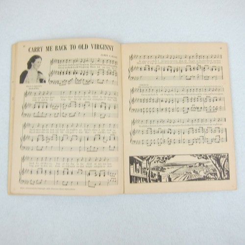Vintage 1935 Songs of the Showboat Song Book Sheet Music Maxwell House Coffee - Picture 6 of 12