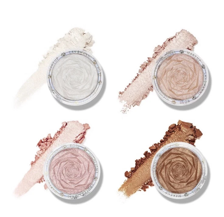 Langmanni Rose Silver glittery shade 01 Make Up Super Shiny 3 In 1 Highlighter - Image 3 of 4