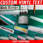 Custom Text/Name Decal Window Sticker | You pick Font, Color & Size | Fast Ship!