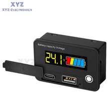 6140 DC8-30V Battery Level Indicator Capacity Tester LCD Display Meter Module