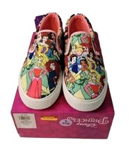 Disney Princess Slip-On Girls Shoes Size 5 Pink  Characters BRAND NEW School