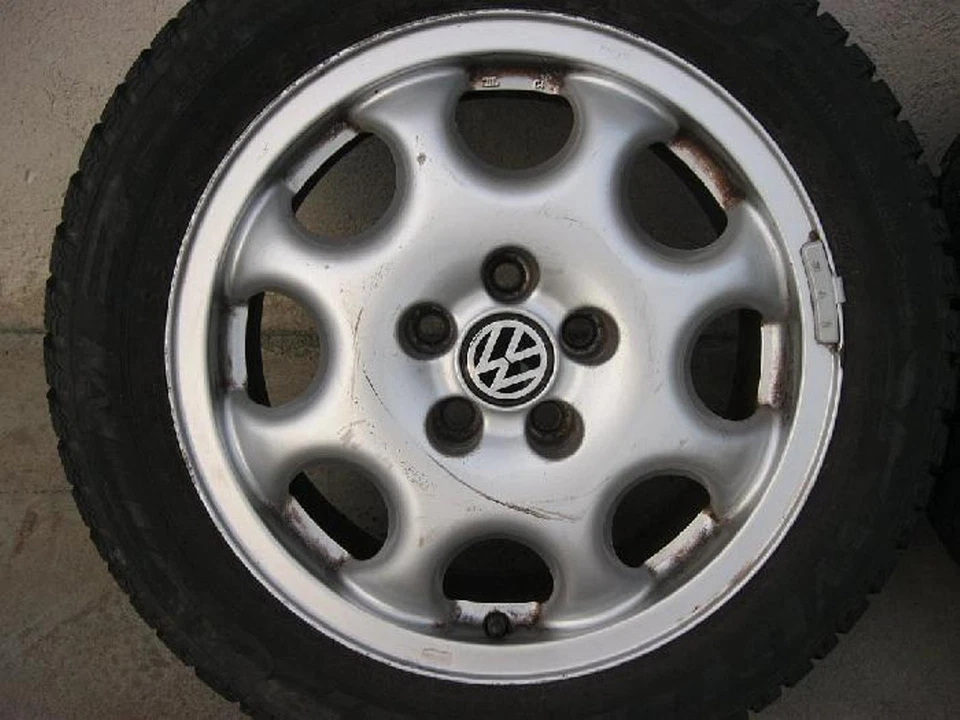 15' BBS Alufelgen Winterreifen 195 55 VW Passat 35i Golf 3 VR6 6x15 ET35 5x100 - Bild 2 von 4