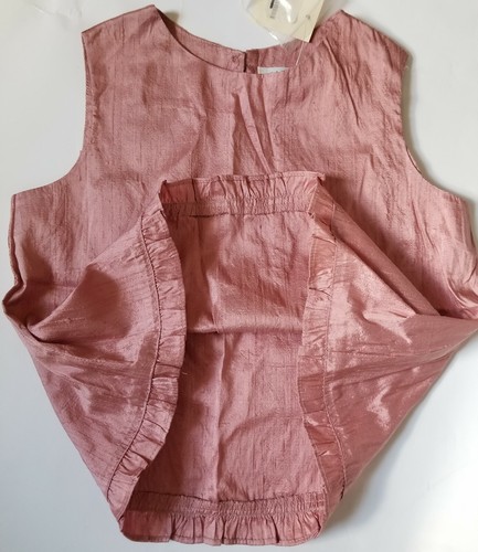 Nuevo con etiquetas Calypso (Christiane Celle) Niños Niñas 100% Seda Sin Mangas Top Talla 8 Rosa - Imagen 7 de 7