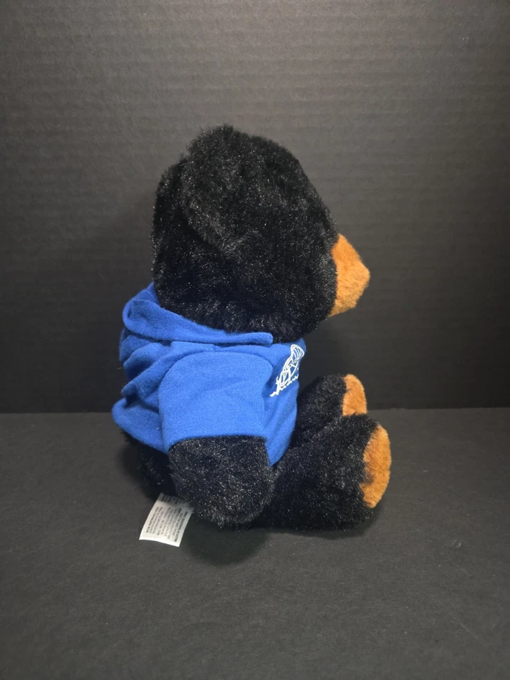 Fiesta Black Bear Plush 14" Stuffed Animal Toy Lake Compounce Removable Sweater - Image 4 of 4