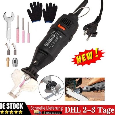 Multifunktionswerkzeug Multitool Set Sägeketten Elektrischer Schleifer 180W -