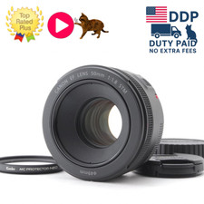 Tested MINT in Box Canon EF 50mm F1.8 STM Standard Prime Lens From Japan