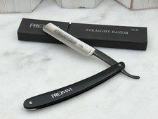 Fromm 72R Straight Razor Black  MADE IN SOLINGEN GERMANY