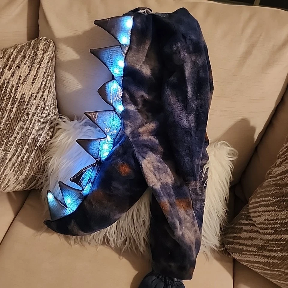 Pottery Barn Kids Dinosaur Dilophosaurus Halloween Costume sz 2t - Image 3 of 4