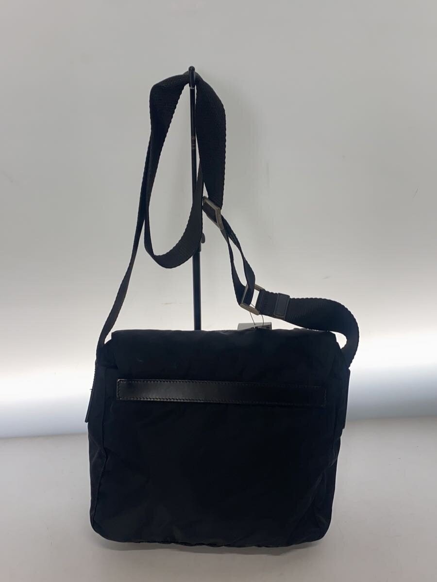 PRADA NYLON BLACK SHOULDER BAG Shoulder Bag Nylon BLK Solid BT8994 thumbnail 3