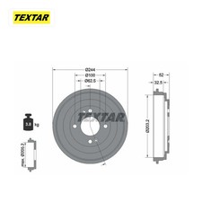 Tambour de frein Hyundai I20