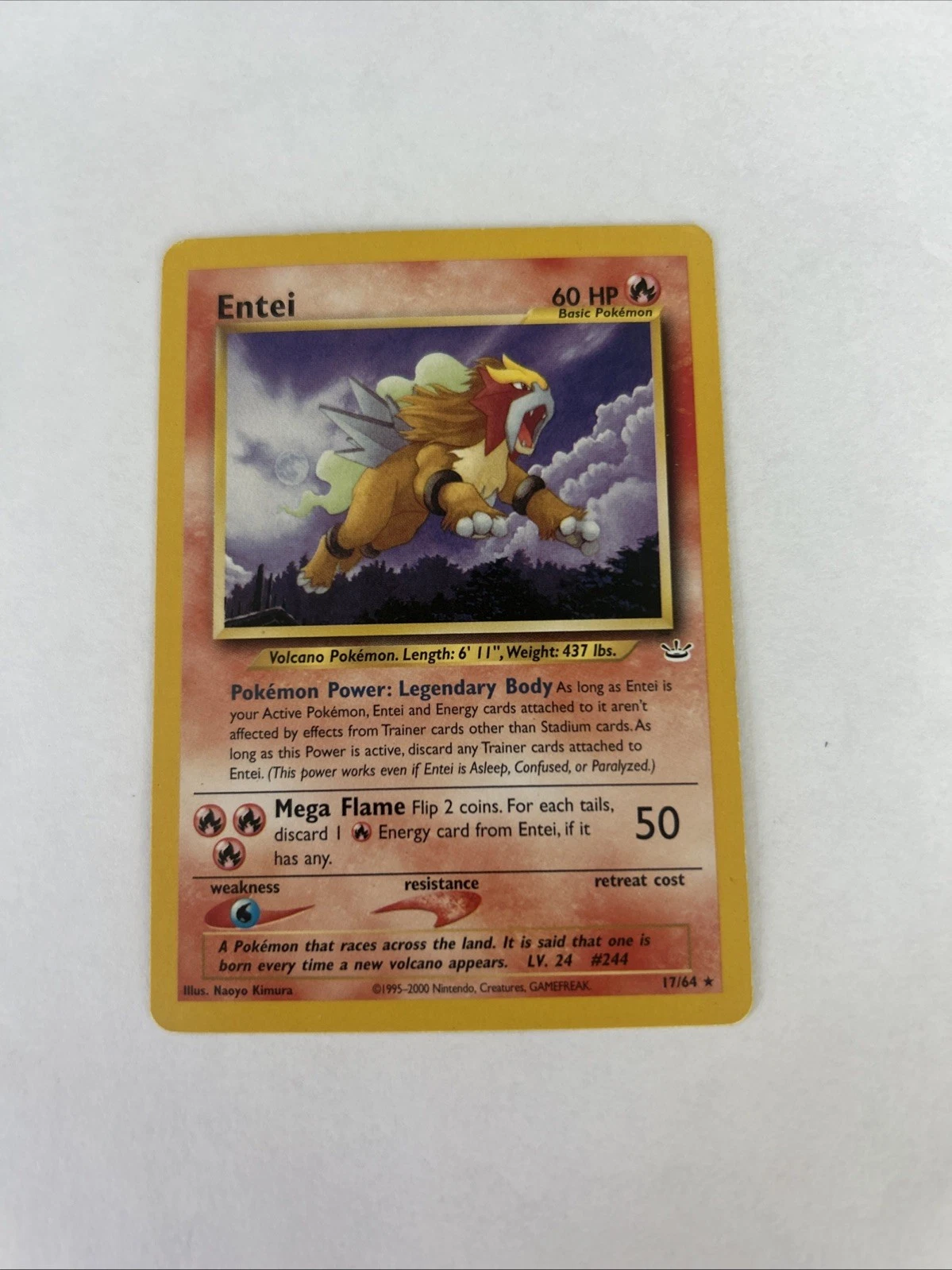 Entei 17/64 Neo Revelation Regular