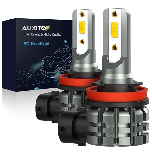 2X AUXITO H11 H8 H16 LED Fog Light Driving Bulb 4000LM Yellow Super Bright L3 - Picture 3 of 11
