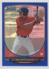 2013 Bowman Draft Picks Chrome Blue Refractor 85/99 Bryan Hudson #BDPP86 2x6