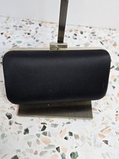 GIORGIO ARMANI Black Gold Cosmetic Perfume Case Vanity Hard Shell Clutch Purse