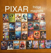 Pixar fridge magnets Animation movies